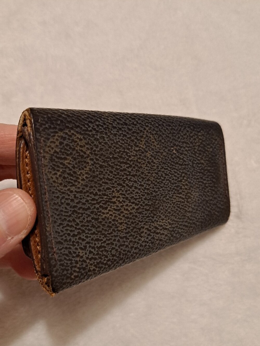 Vintage Louis Vuitton Brown Monogram Key Holder Wallet WELL LOVED - Picture 7 of 10